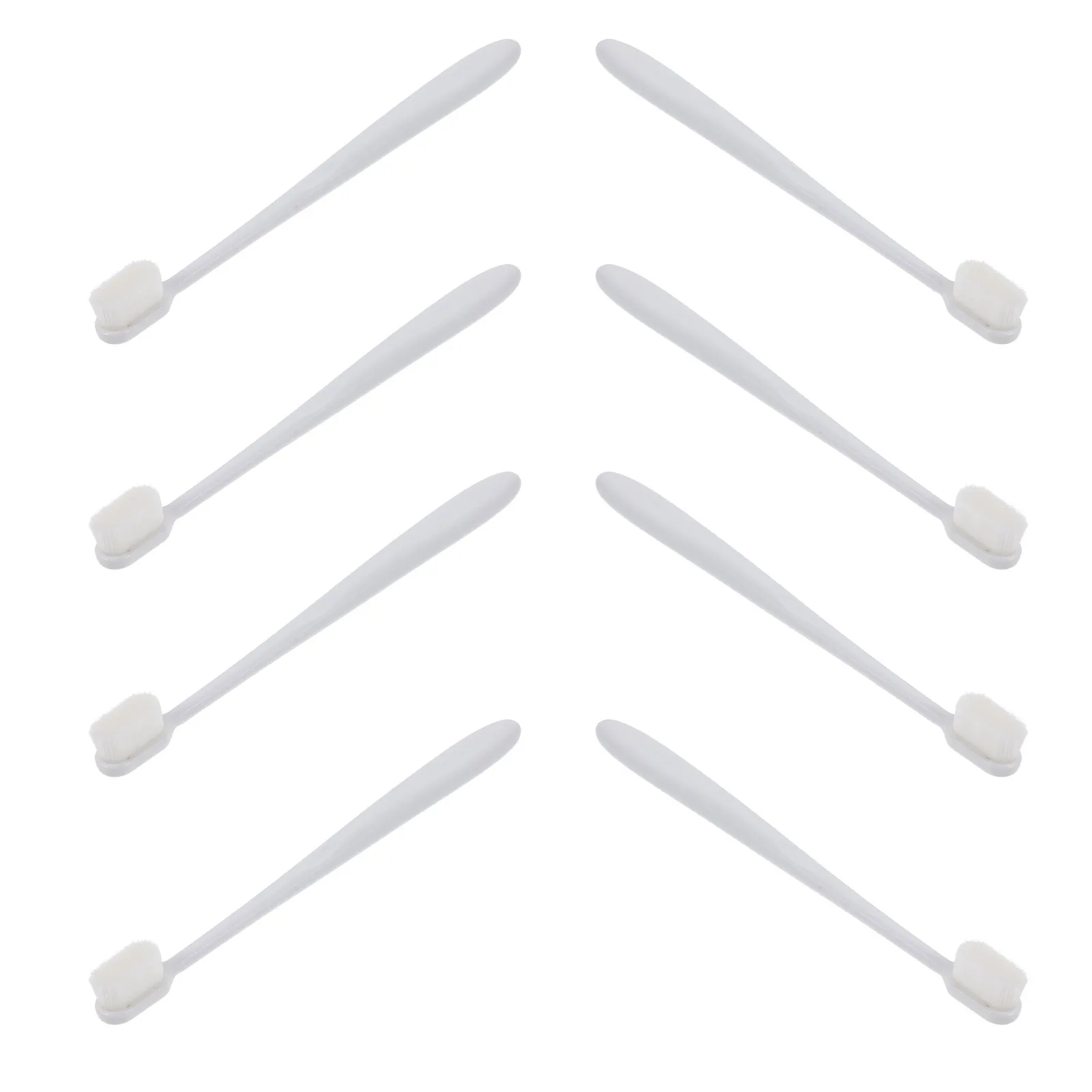 

Набор из 8 зубных щеток с мягкой щетиной, ультрамягкие, для ухода за деснами, с длинной ручкой, для чистки зубов, подходят для беременных