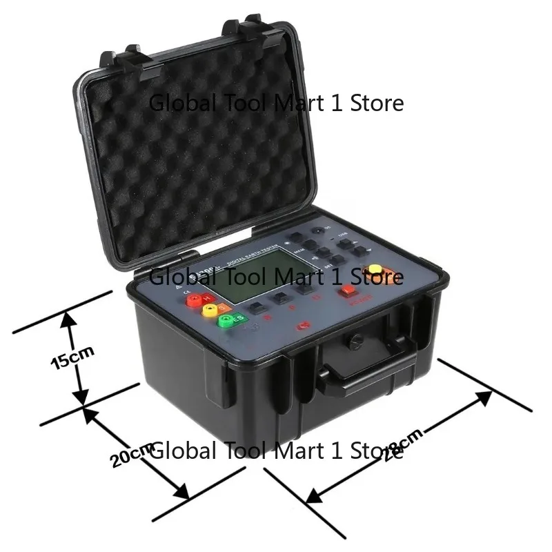 ES3001 FUZRR Earth Soil Resistivity Meter with Two, Three, Four-wire Measurement Ground Resistance Soil Resistivity