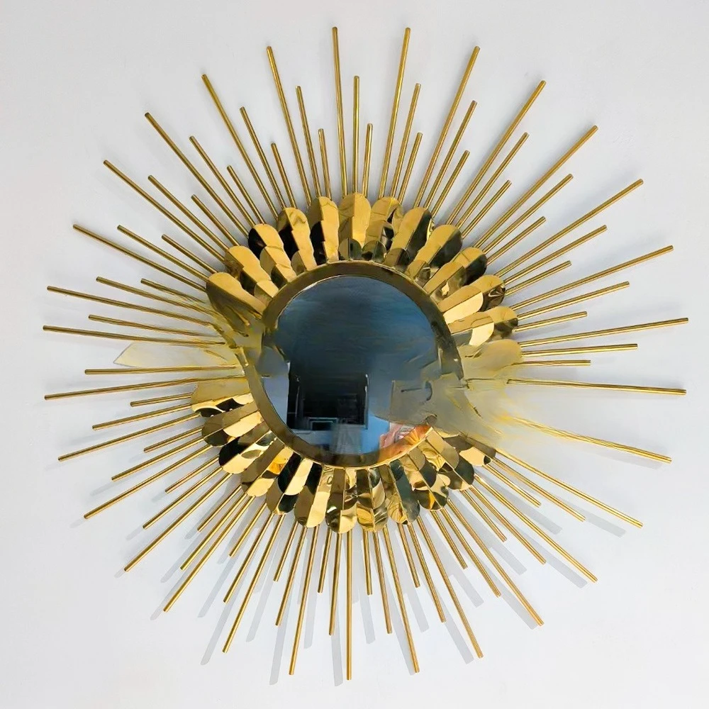 Full-length wall modeling makeup mirror contemporary irregular glass home smart decoration mirror