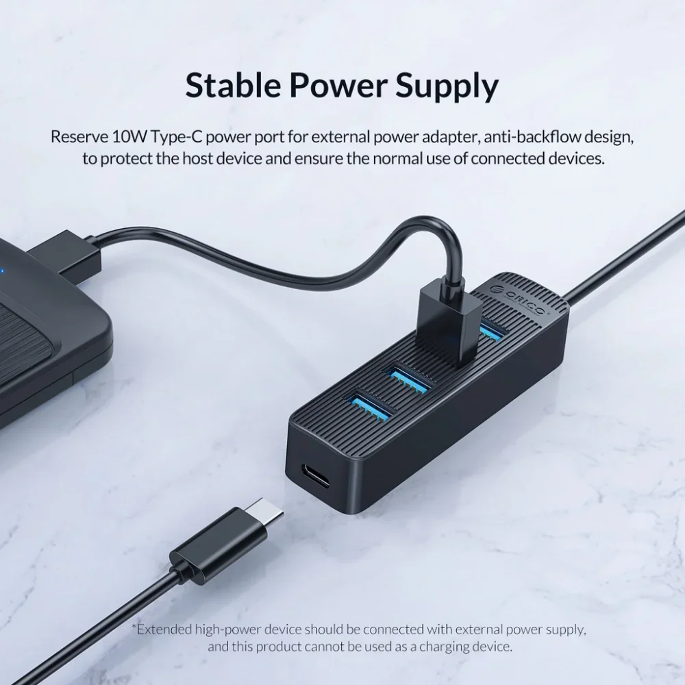 ORICO Hub USB 3.0 Tipo C Cuatro Puertos OTG Alta Velocidad MacBook Pro - imagen 5