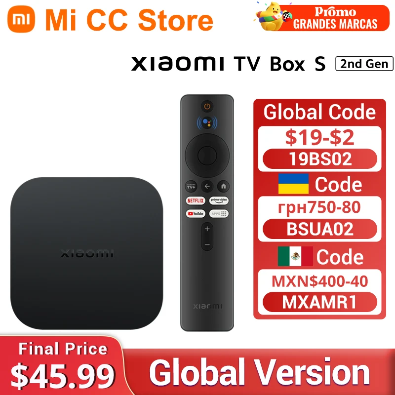 Mi Smart Box HD Assistant Version Ultra Box 2nd Player 2GB