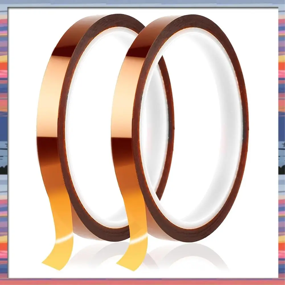 Afbc 2 rolos de fita térmica de sublimação, fita de transferência de calor sem resíduos fita de imprensa térmica para sublimação tecido de imprensa térmica pcb