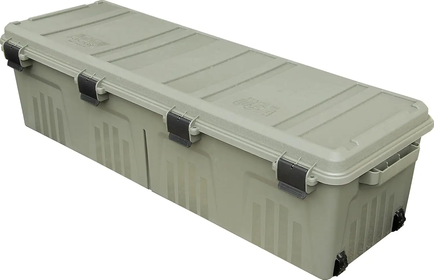 

MGC - Mobile Gear Crate, Water-Resistant, Stackable, Holds 75lbs of Gear, USA Made, Army Green