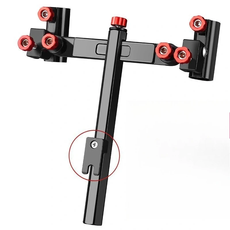 Folding universal fishing box double battery bracket one drag two magnesium aluminum alloy double rod double head rod fishing