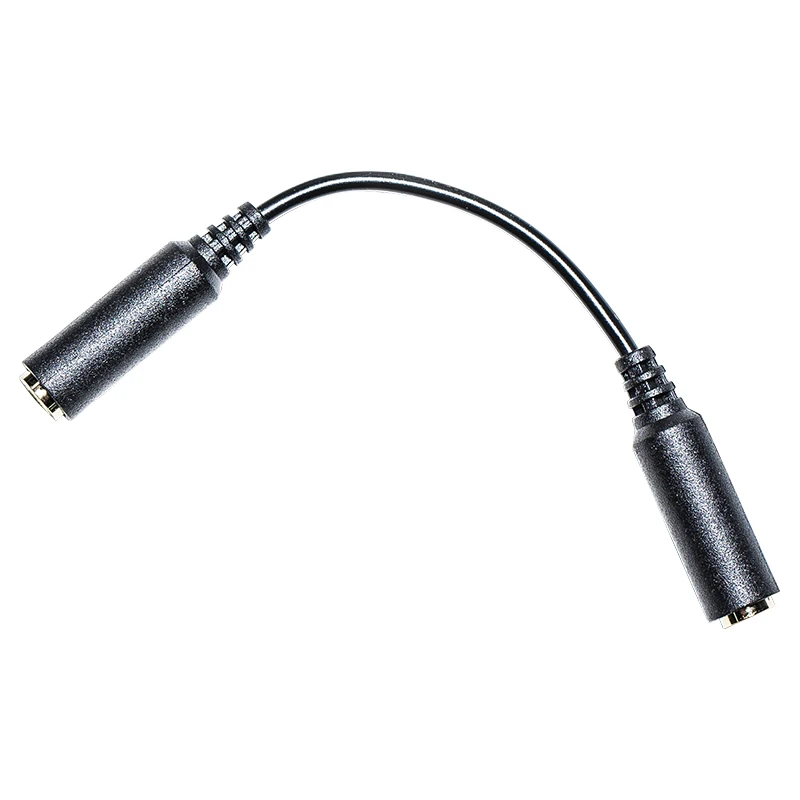 Hifiman 3.5mm to 3.5mm double female four core adapter bluemini Bluetooth module adapter bluemini r2r earphone cable