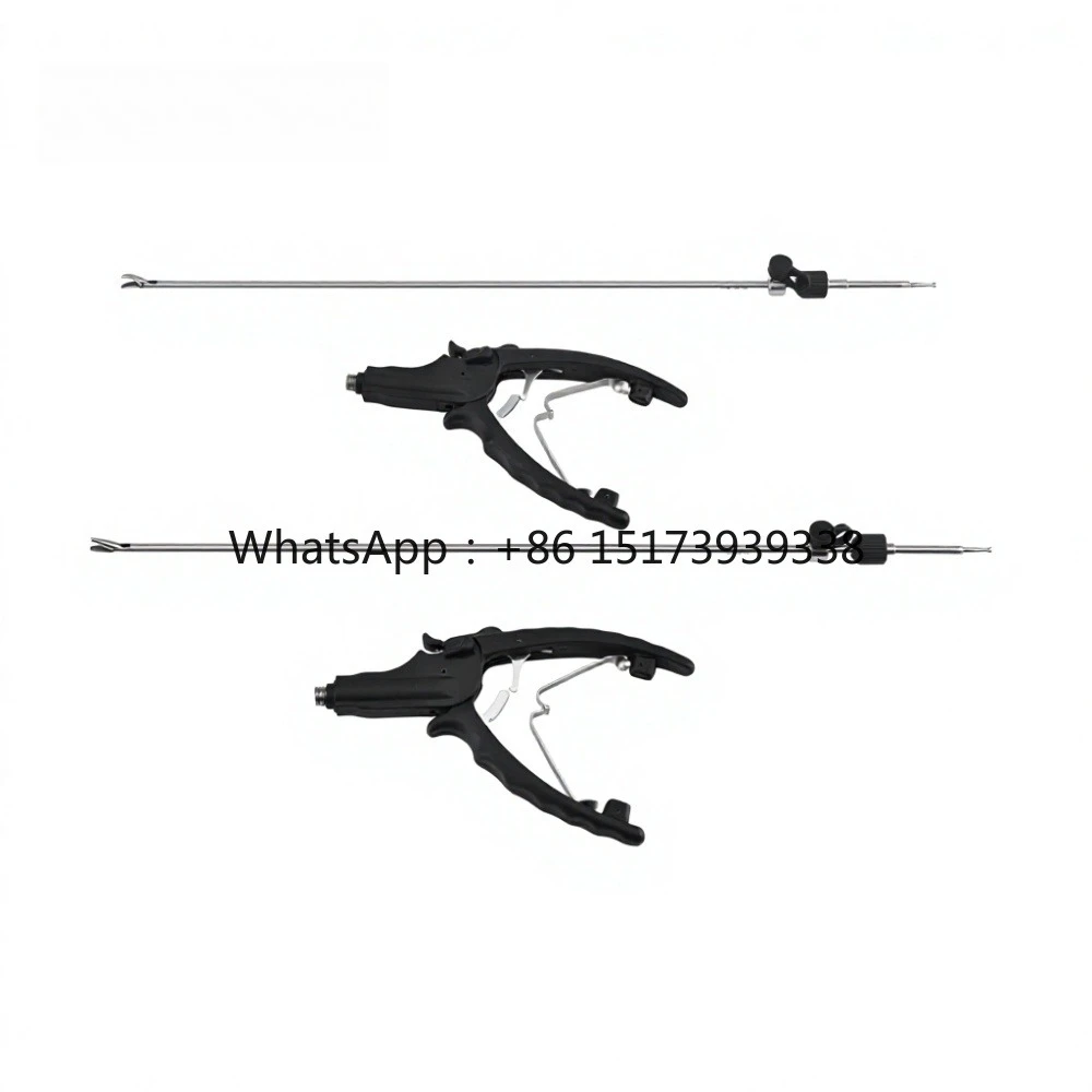 Reusable Driver Two Parts Detachable Plastic Handle Holder Forceps Straight/Curved Tip