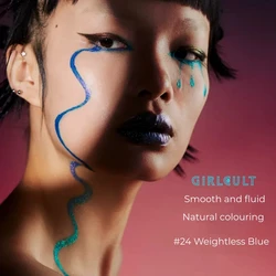 Girlcult Cyber Chat Chameleon Eyeliner Pencil  Brightening Blue Polarised Pearlised Fine Smooth Special personalities