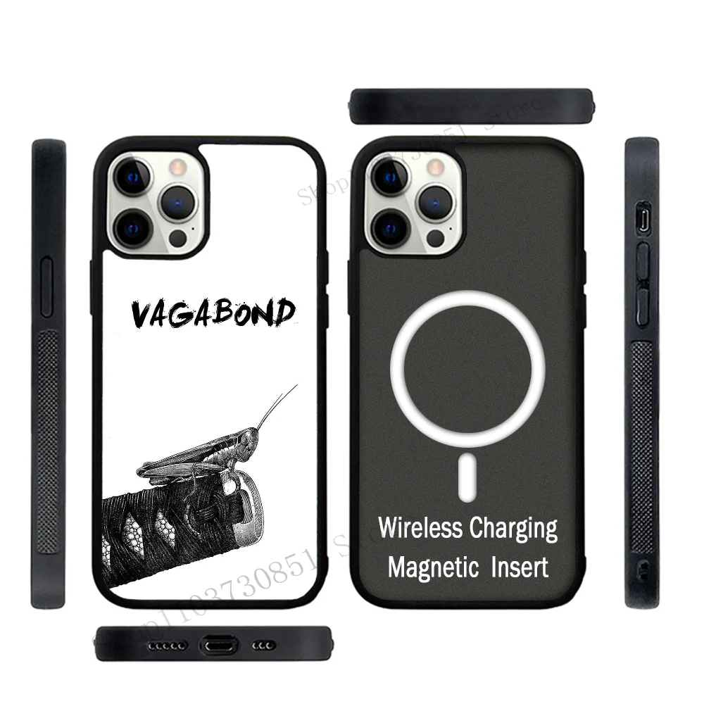 Classic Comics Vagabond Phone Case Strong Magnetic For IPhone 15 14 13 Pro Max 11 12 Mini Alex Mirror For Magsafe