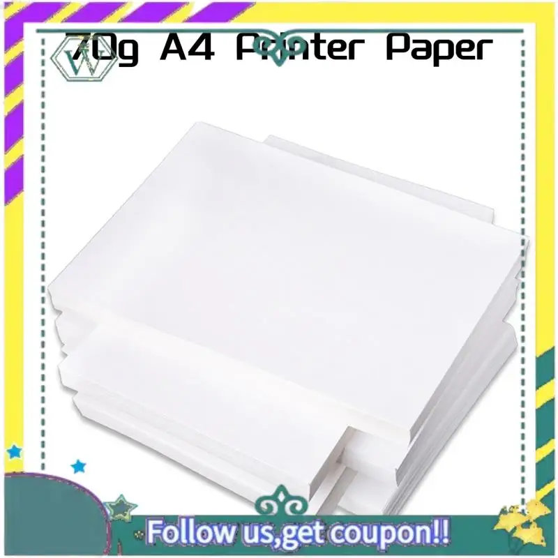 NEW A4 Copy Paper Multipurpose, Printer Paper 8.27X11.69 Inch White, White Paper,Office Supplies(500 Sheets)