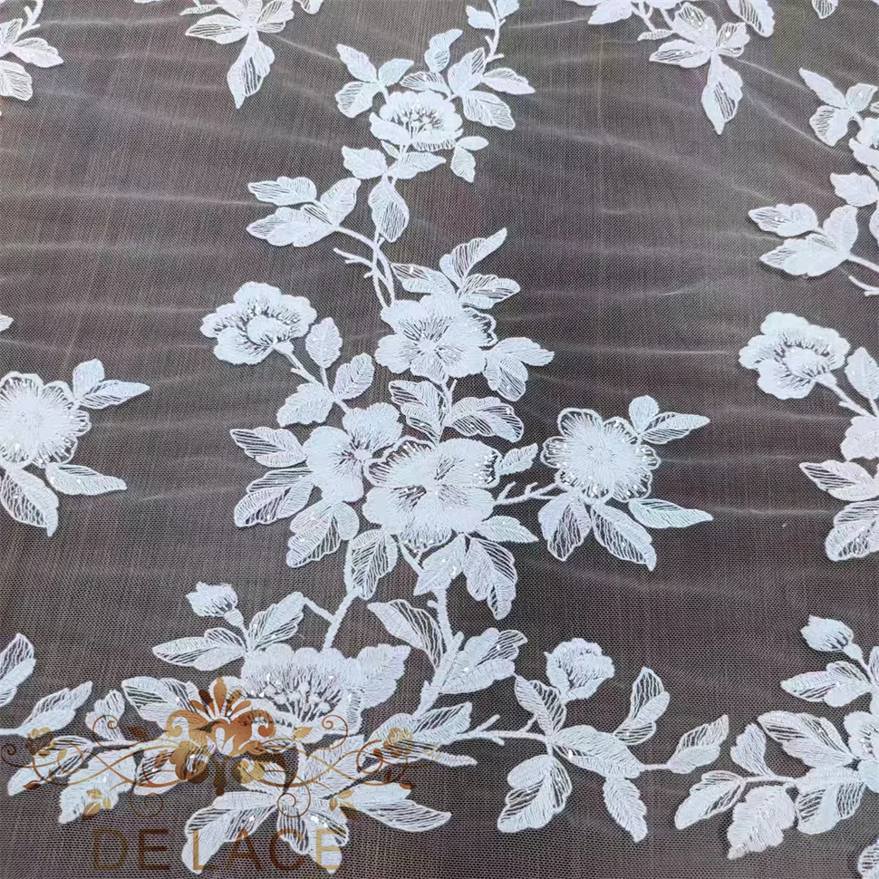 

RX новый дизайн, кружевная ткань с вышивкой и блестками, роскошная свадебная тюль с блестками, сетчатая кружевная ткань для женщин