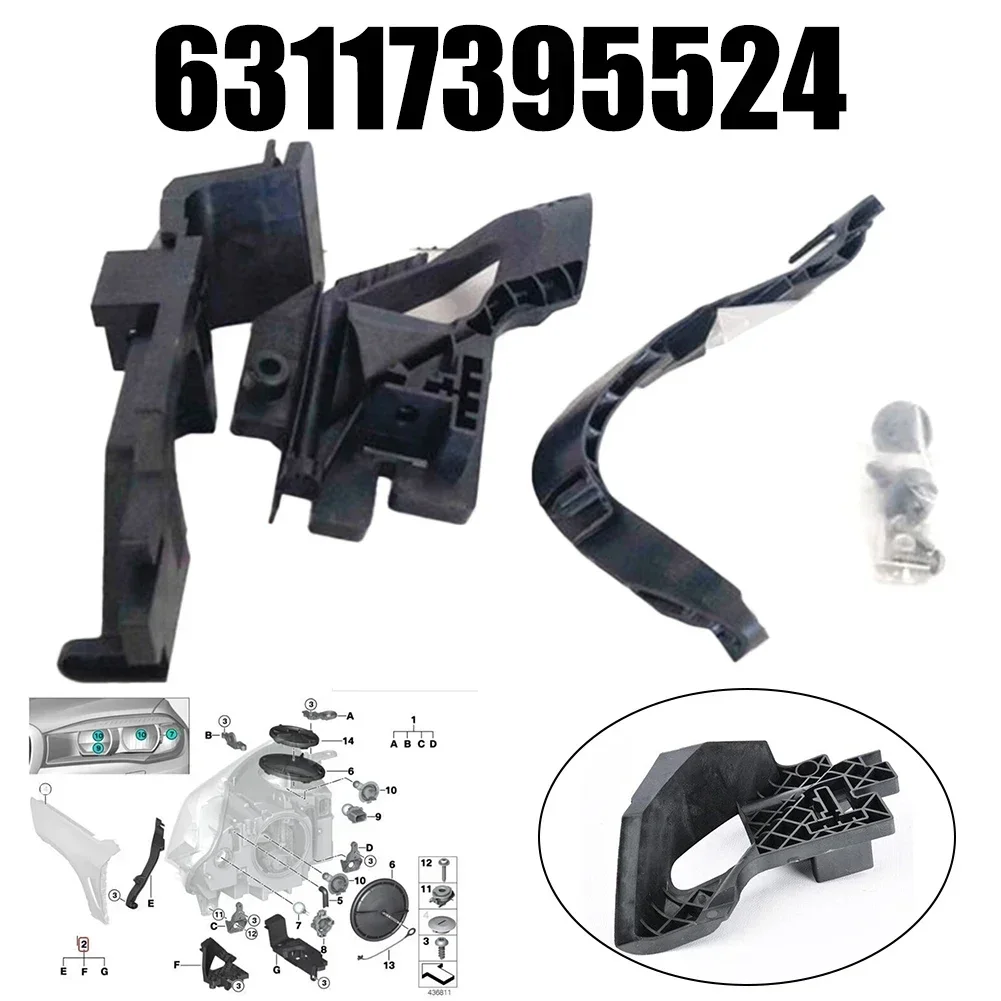 

Newest Front Right Headlight Bracket For BMW For For X6 OEM Number 63117395524 Car Accessories Car Interior