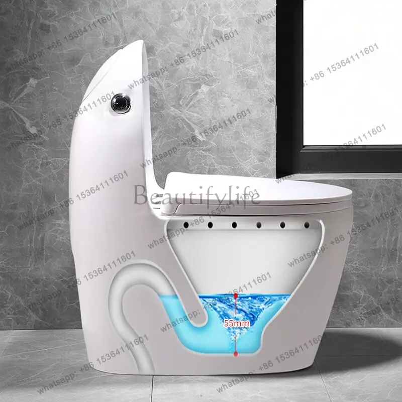 Creative new bathroom adult home seat toilet siphon water-saving silent package installation model