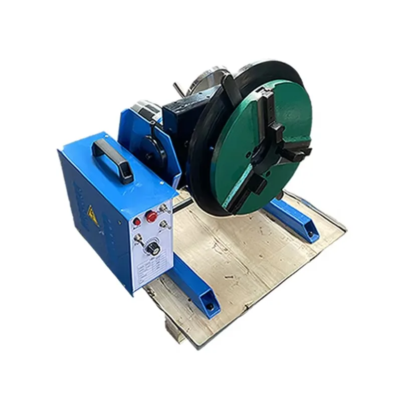 

Small Automatic Rotary Welding Positioner 30kg Load Capacity 1-15r/m Rotating Speed 310mm Table Diameter for Precision Welding