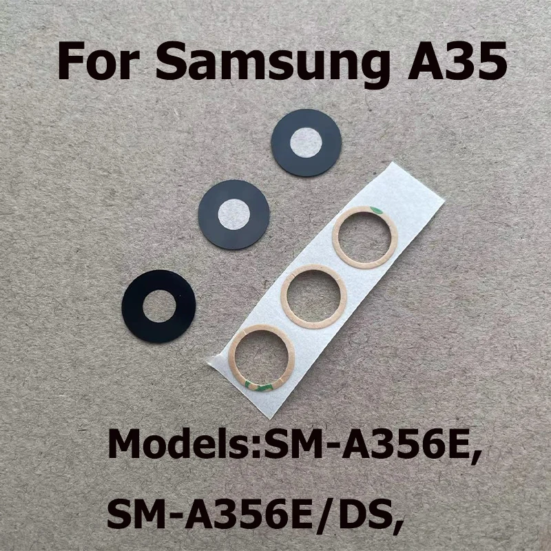 For Samsung Galaxy A05 A05s A15 A25 A35 A55 4G 5G Back Rear Camera Glass Lens Replacement With Glue Sticker Tape Repair Parts