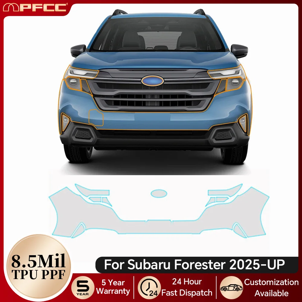 

For Subaru Forester 2025-UP 8.5Mil TPU Paint Protection Film Car Body Pre-cut PPF Bra Clear Anti-scratch Resistant Invisible Kit