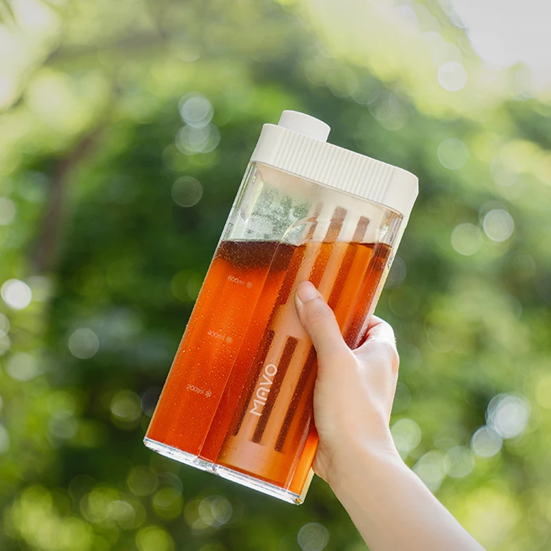 

MAVO Crystal Brick Кофе Холодная пивоварка 800 мл Ручной кофейник для холодного приготовления Кубовидный дизайн Кофейный чайник Открытый Кемпинг Бутылка для воды