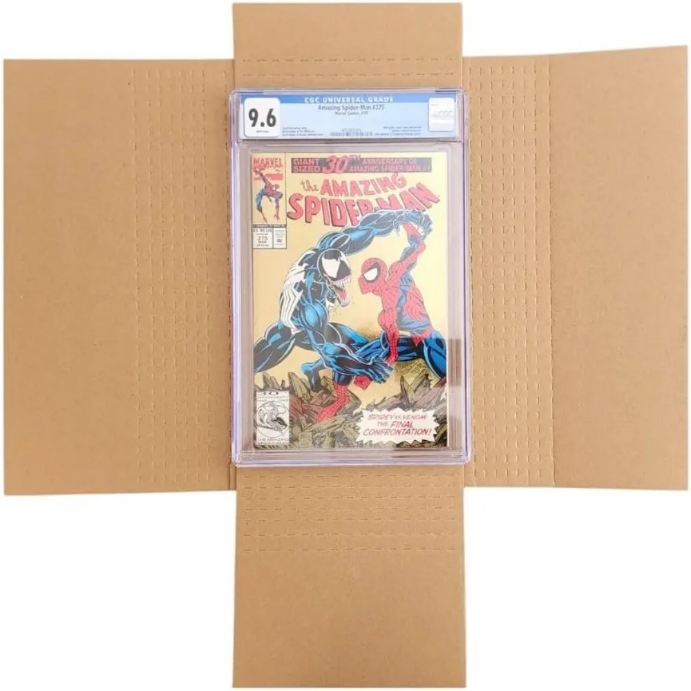 Коробки для доставки комиксов на 50 — вмещает 15 комиксов, 3 градуированных плитки, 10 комиксов с верхней загрузкой, 8 журналов — футляры для доставки по индивидуальному заказу премиум-класса