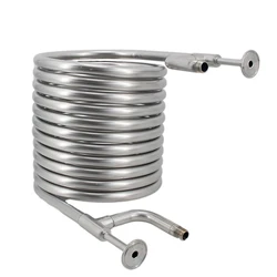 Convoluted Counterflow Wort Chiller (1.5Inch TC, 1/2