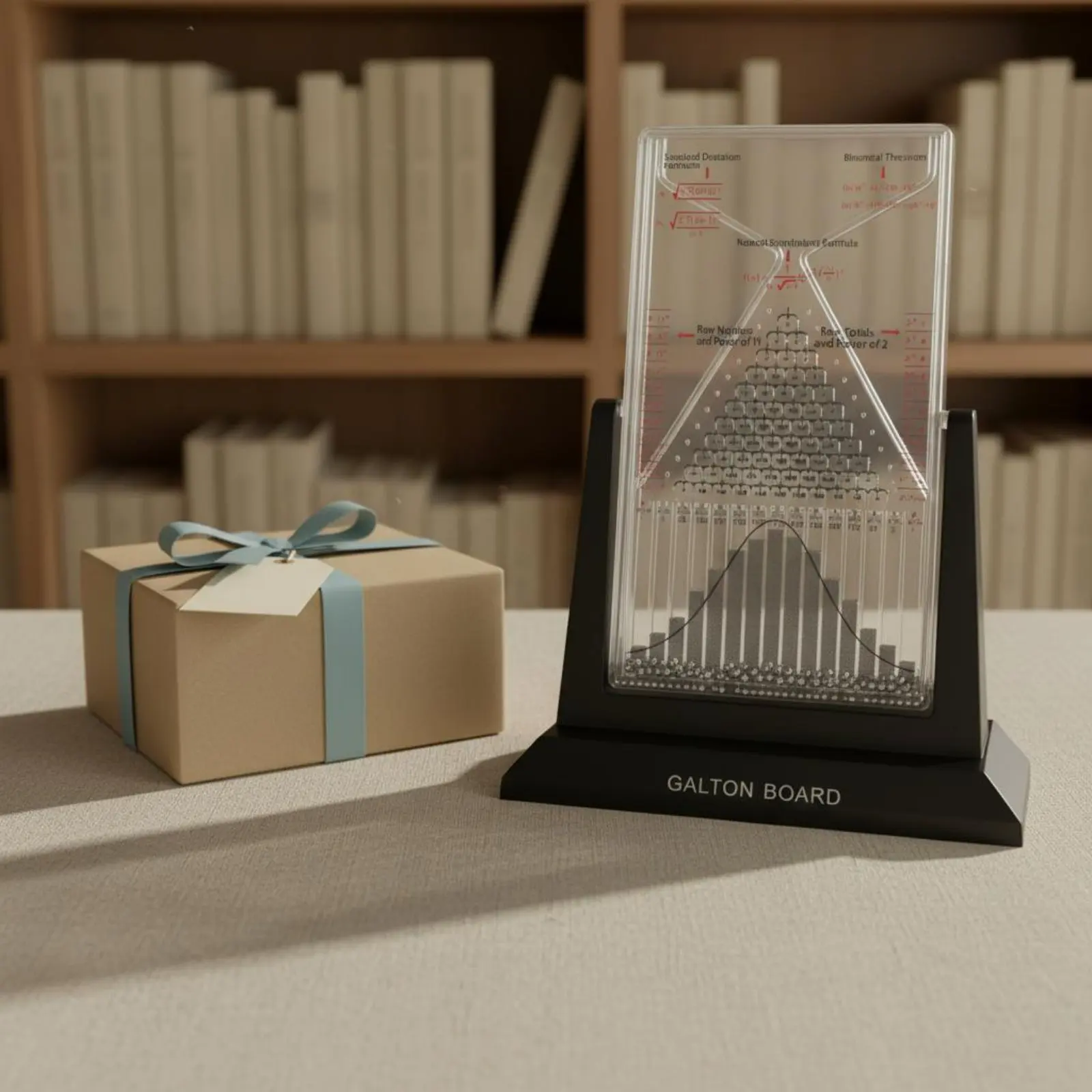 tableau-de-galton-Educatif-modele-de-distribution-normale-machine-a-haricots-prediction-cadeau-tableau-de-probabilite-apprentissage-stem