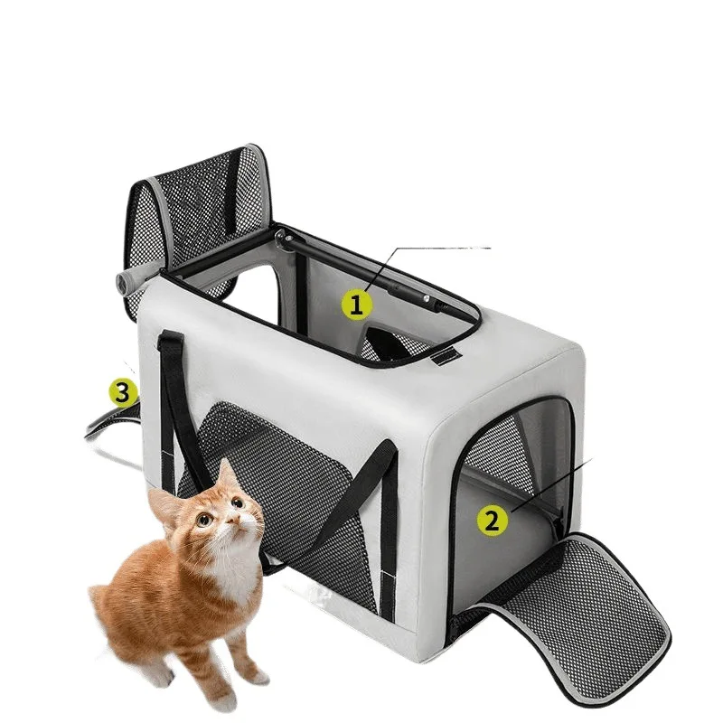 

Small Pet Cat Dog Stroller Cat Trolley Luggage Toy