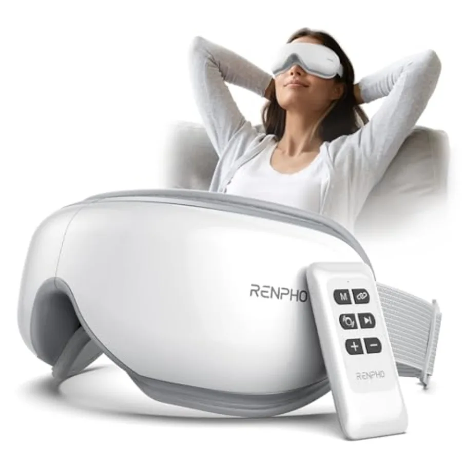 

Eye Massager with Heat Mothers Day Birthday Gifts for Women Men Her Him FSA Eligible HSA Sleep Mask with Remote Compression Hea