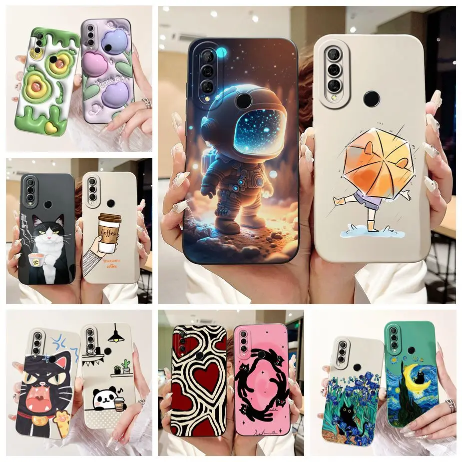 For Huawei Y9 Prime 2019 Case STK-L21 New Fashion Patterned Cover Soft TPU Phone Case For Huawei Y9s Y 9 Prime 2019 Shell Bumper