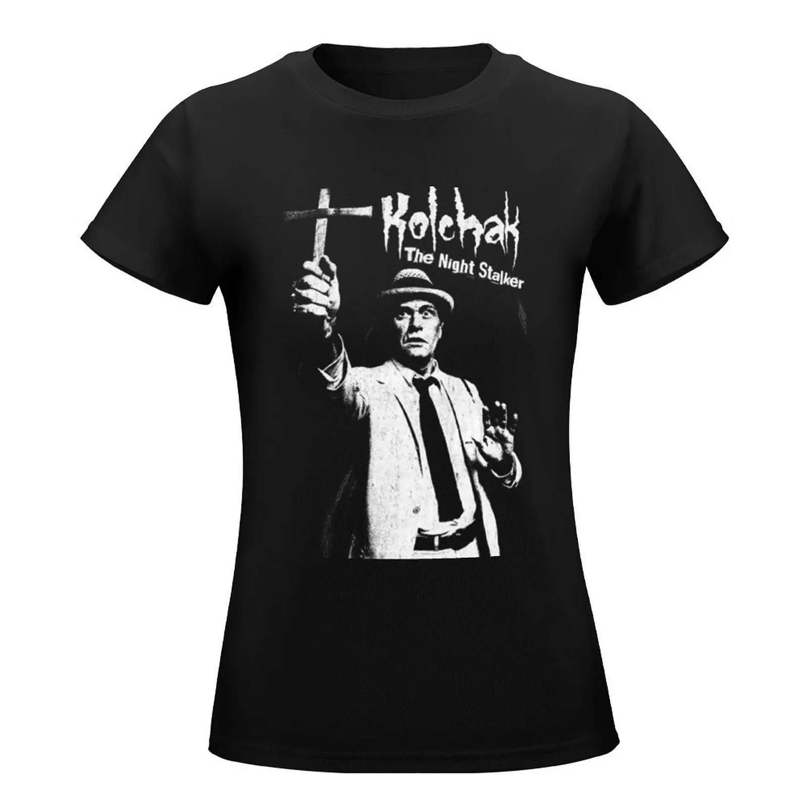 Gargoyles meet Kolchak T-Shirt graphics plus sizes workout shirts for Women loose fit