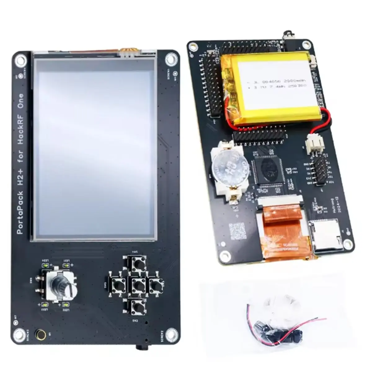 (A99Z] PORTAPACK H2 Touch Screen Expansion Board for One, Battery Charging, TCXO Clock, Audio Input Output, TF Card Slot