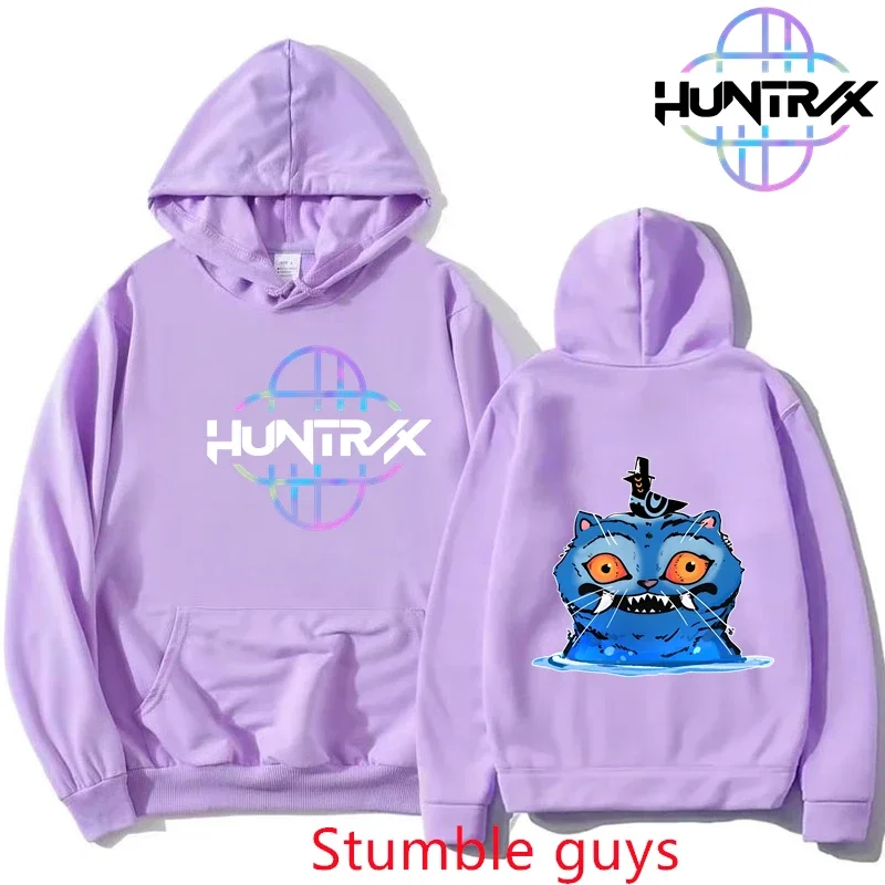 Unisex New Kpop Demon Hunters Hoodie Fleece Cartoon Anime Fall Winter Warm Fashion Jacket