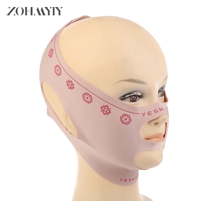 Gezicht Afslankende Bandage Riem Chin Up V Lijn Wanghals Vormende Riem Lift Masker Beeldhouwen Gezichtsmasker Riem Slaap Schoonheidsmassage