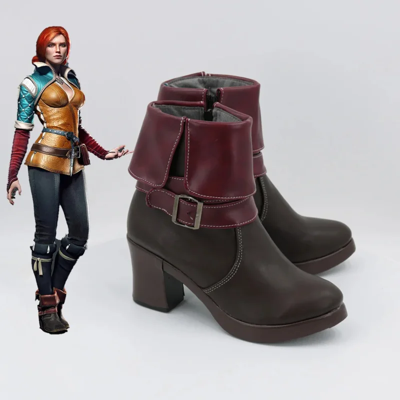 Wild Hunt Triss aprigold cosplay costume game cosplay shoes Halloween