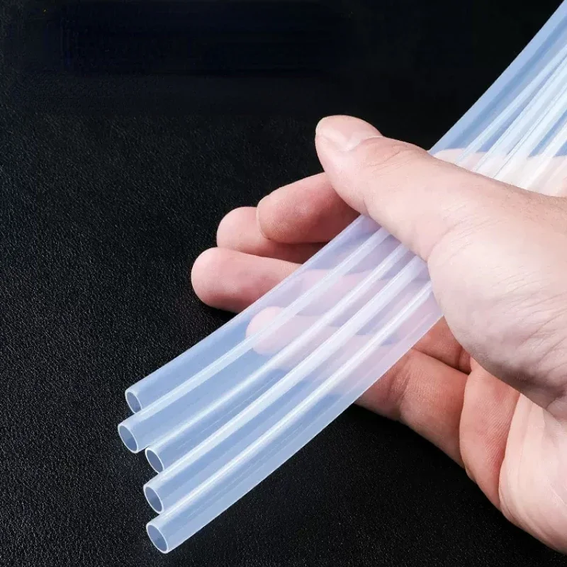 Transparent Tefloto PFA Pipe, Round PTFE Tube, High and Low Temperature Resistant, F46 Clear Pipe Inner 2mm, 2.5-16mm, 1m