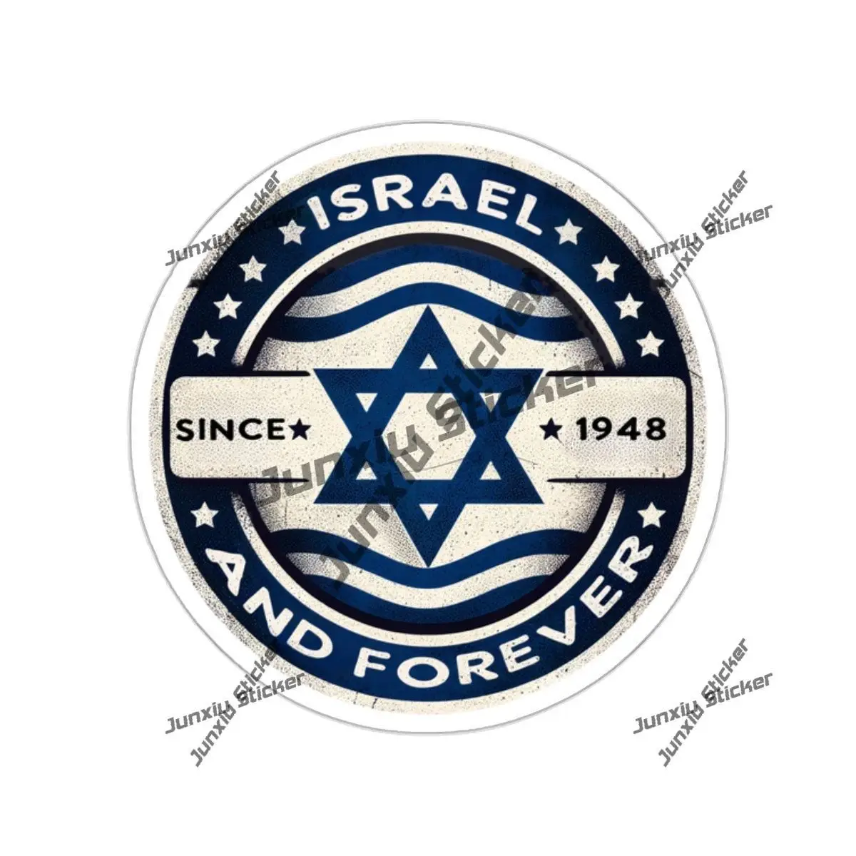 

Vintage Israel Emblem Decal for Car Bike Bumper Laptop The Whole Body Cover Scratches Decoration Motorcycle Helmet Accessories