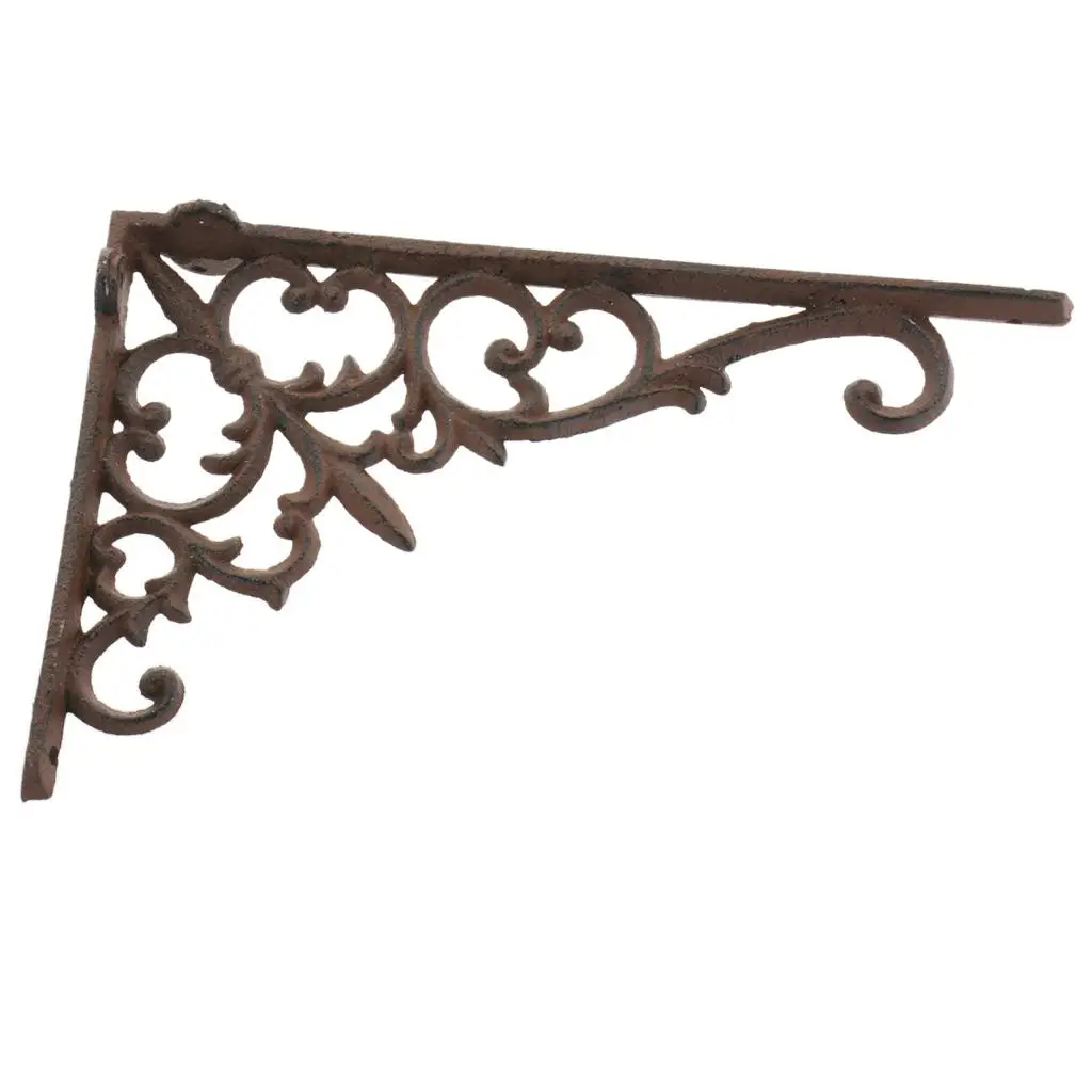 Vintage Mounted Support Display Holder Heavy Duty Shelf Brackets
