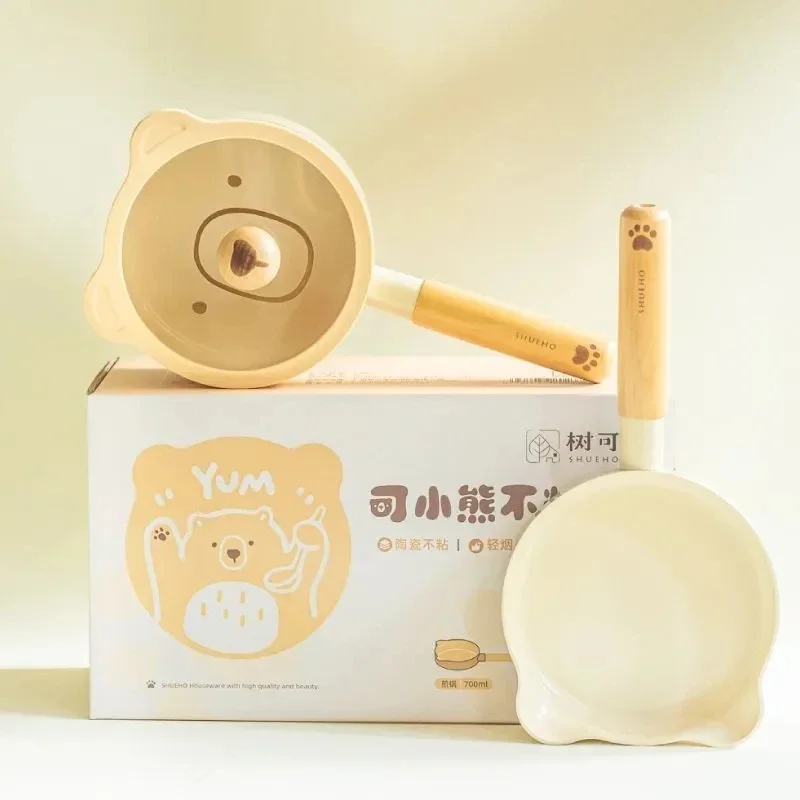 

Home Non-stick Frying Pan Healthy Ceramic Ustenes Of Cuisine Multifunctional Cooking Pots Heat Conduction Uniform Soup Pot