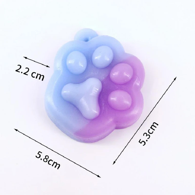 Zabawka dekompresyjna Squishy Paw Stress Relief z uciekającym wycisnąć powolne odbicie NOWA zabawka Fidget