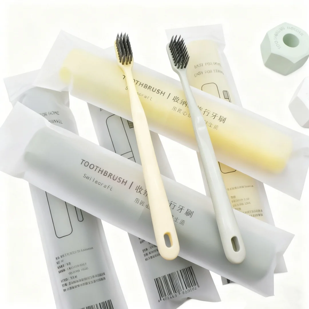 1Travel portable toothbrush+toothbrush box, breathable and dustproof storage box, toothbrush protection box, toothbrush cover