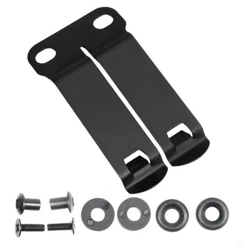 Waist Sheath Back Clip Scabbard Carrying Pocket Clip Stainless Steel Clip Set K Sheath Waist Clip Accessories
