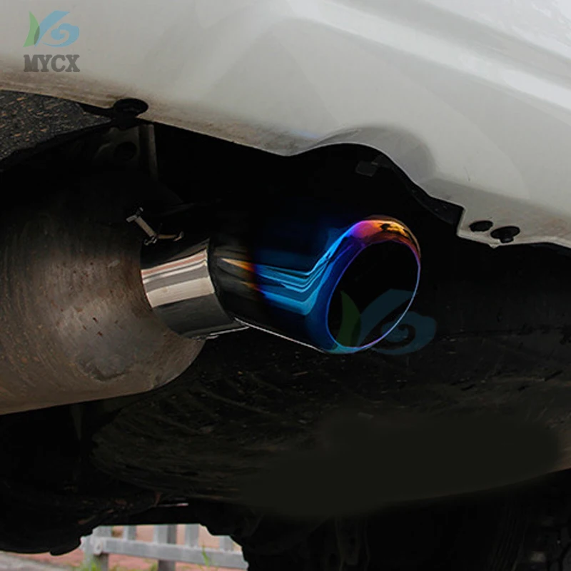 

Stainless Steel Tail Exhaust Muffler Tip Pipe For Toyota Land Cruiser 200 LC200 LEXUS 570 LX570 07-2014 Car Styling Accessories