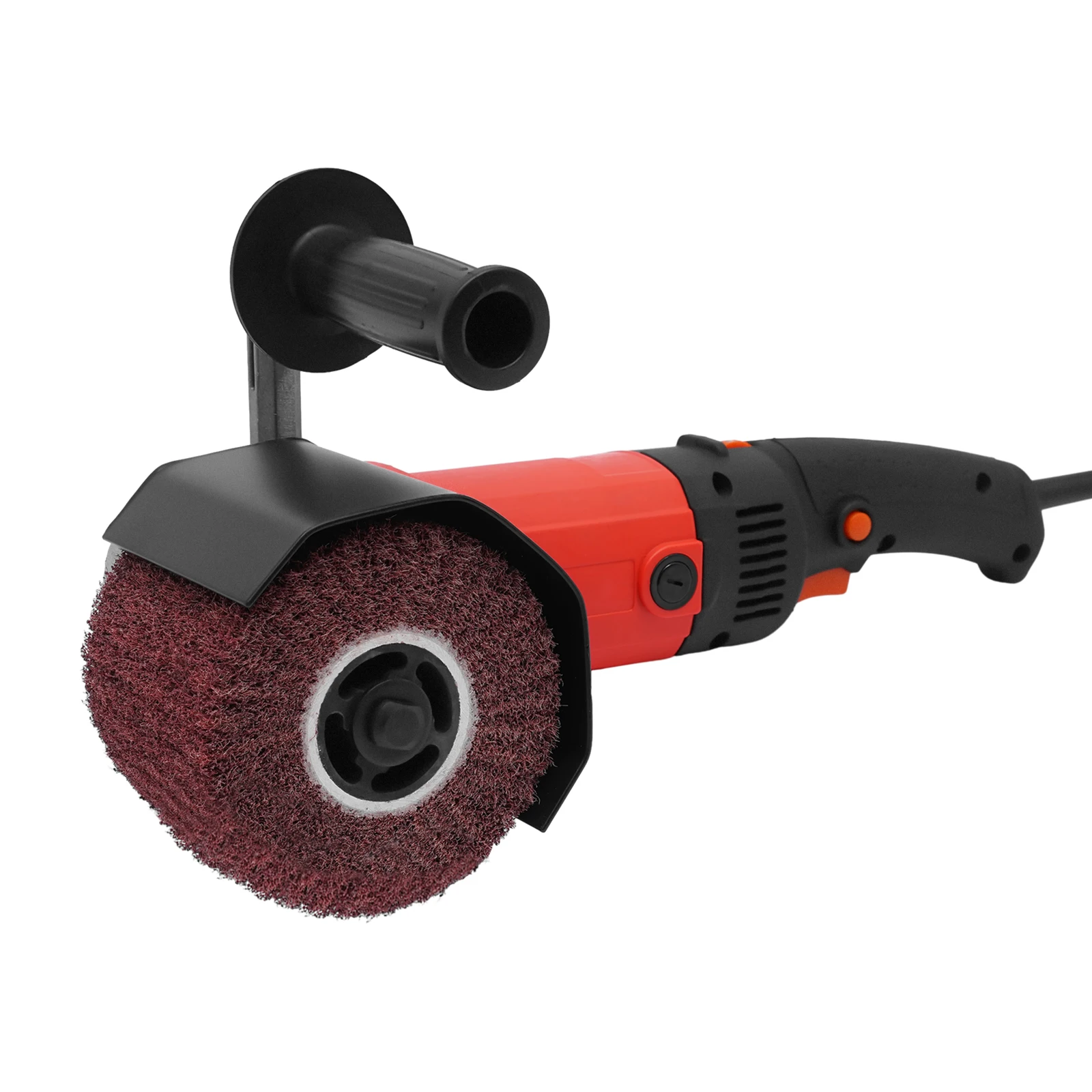 1580 W elektrische Bürstenmaschine, reines Kupfer, gebürsteter Motor, tragbare Drahtziehmaschine mit Rad