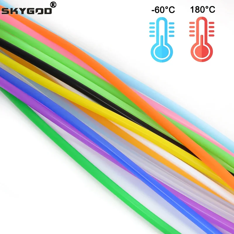 

1~10m Food Grade Silicone Tube 17 Colors High Temperature Resistant Flexible Rubber Tubing Water Hose Fish Tank Pond Pump Hoses