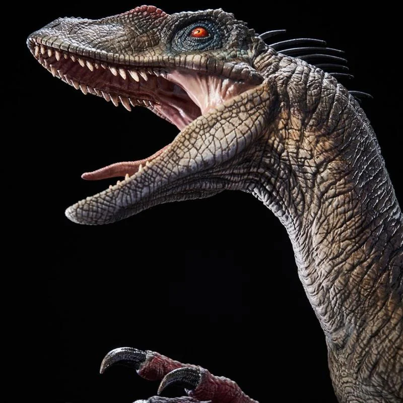 

New Product Dinosaur Model Velociraptor Dinosaur Resin Handmade Model Statue Ornament Collection Boy's Gift Surprise