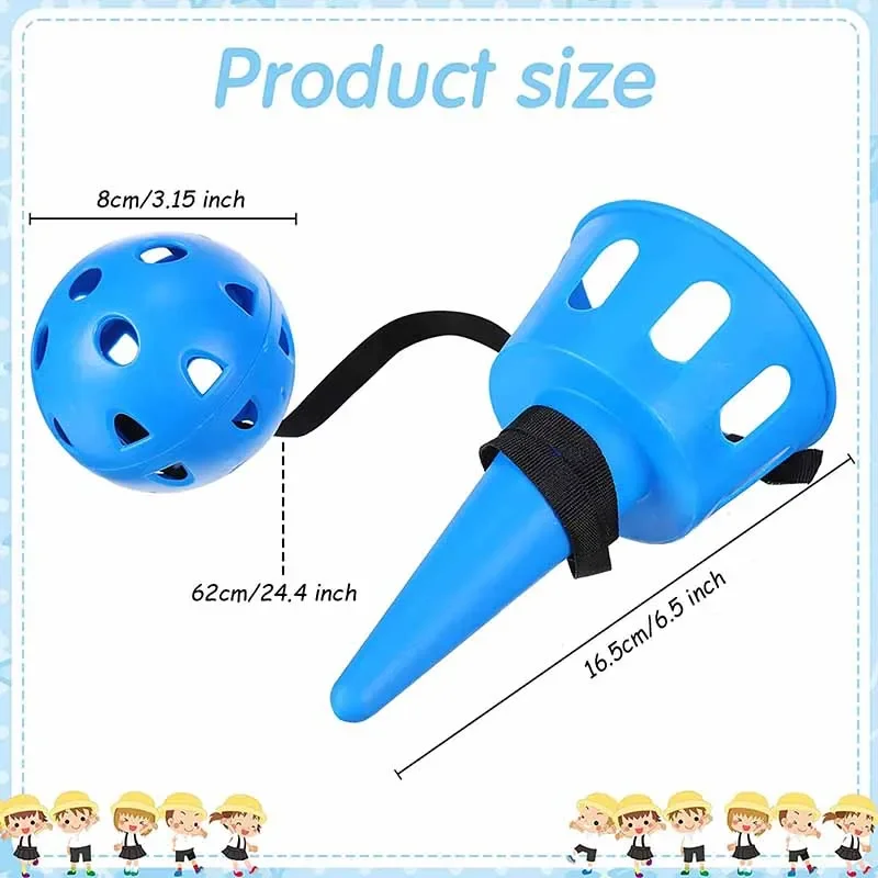 Throwing catching sensory integration game set outdoor toy catching set children's hand eye coordination training image 4