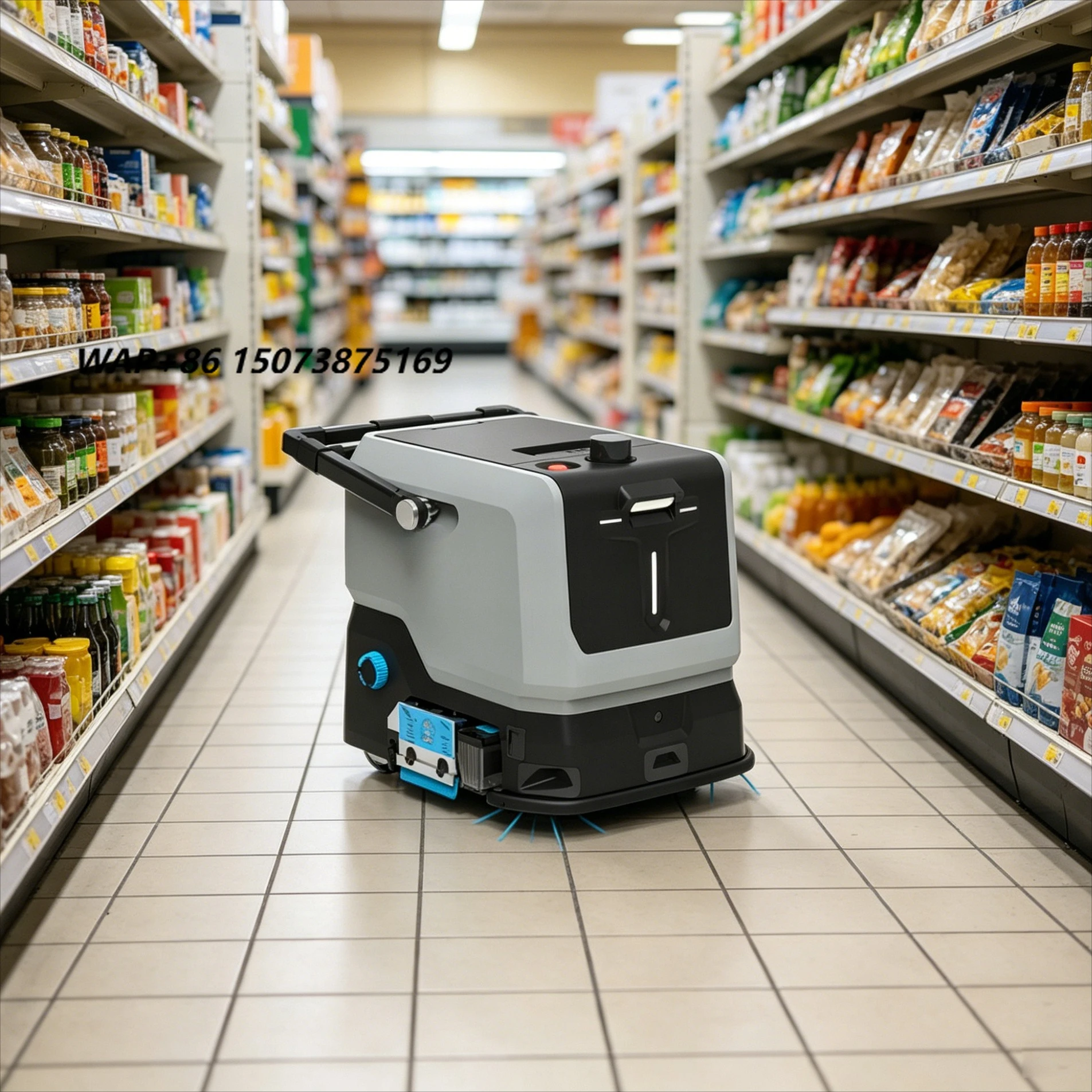 Sparkoz TN10-Pro Small Commercial Cleaning Robot Multi-Sensor 3D TOF Obstacle Avoidance Cloud Scheduling Quiet 65dB