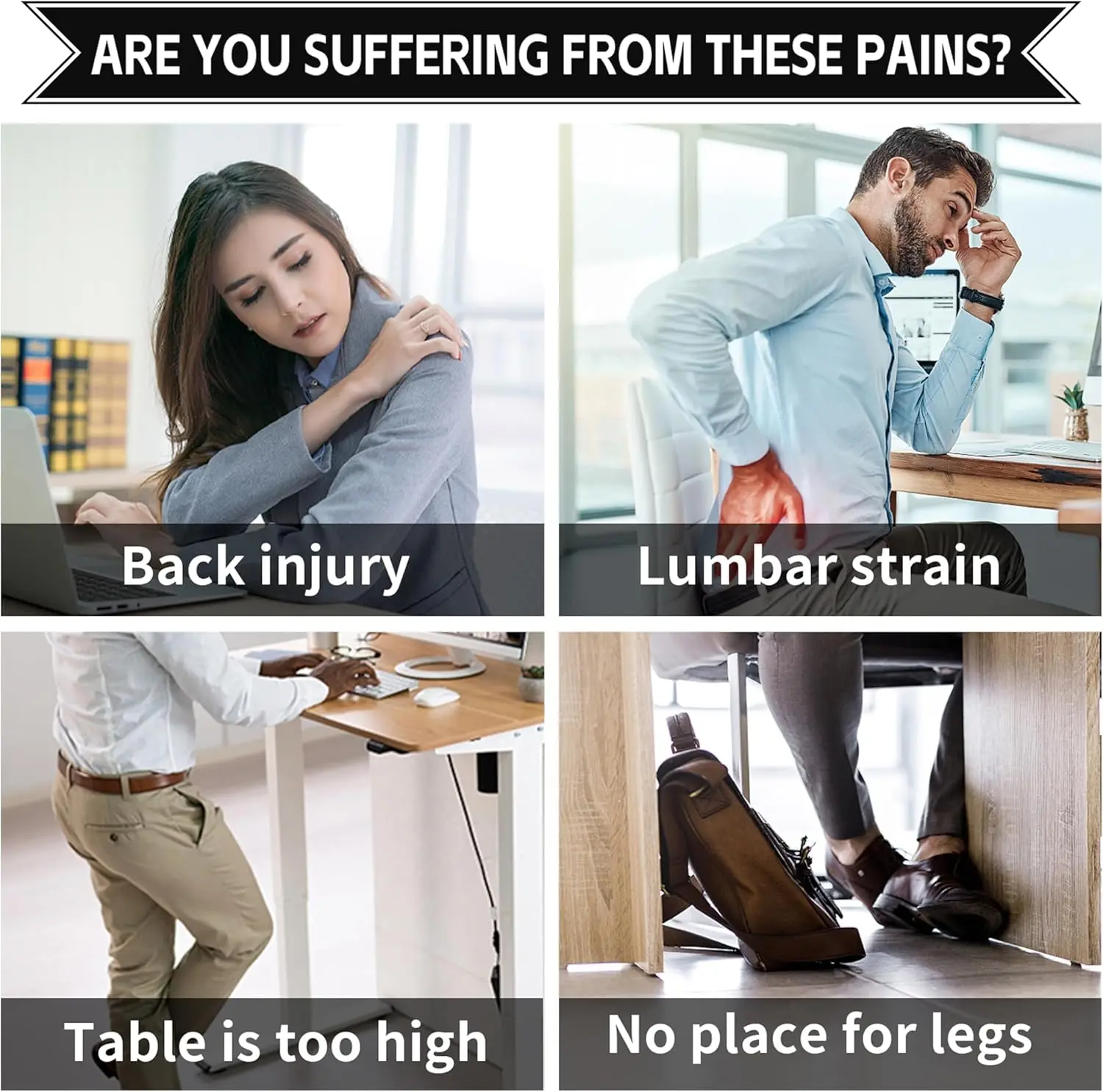 كرسي صياغة مريح، كرسي مكتب كمبيوتر قائم، حلقة قدم، دعم قطني، كرسي مهام دوار - أسود #6