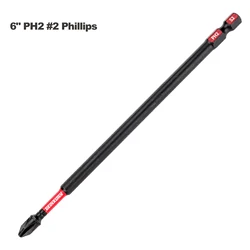 Geinxurn Impact Tough #2 Phillips 6 in. Insert Driver Bits,  PH2 Power Screwdriver Bits Set