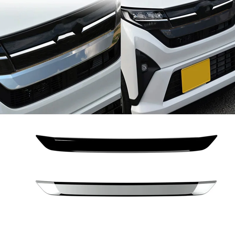 

Для Daihatsu MOVE 2025 2026 ABS автомобильный фортепиано черный передний бампер сетка центральная решетка гриль молдинговые полоски крышка отделка стайлинг