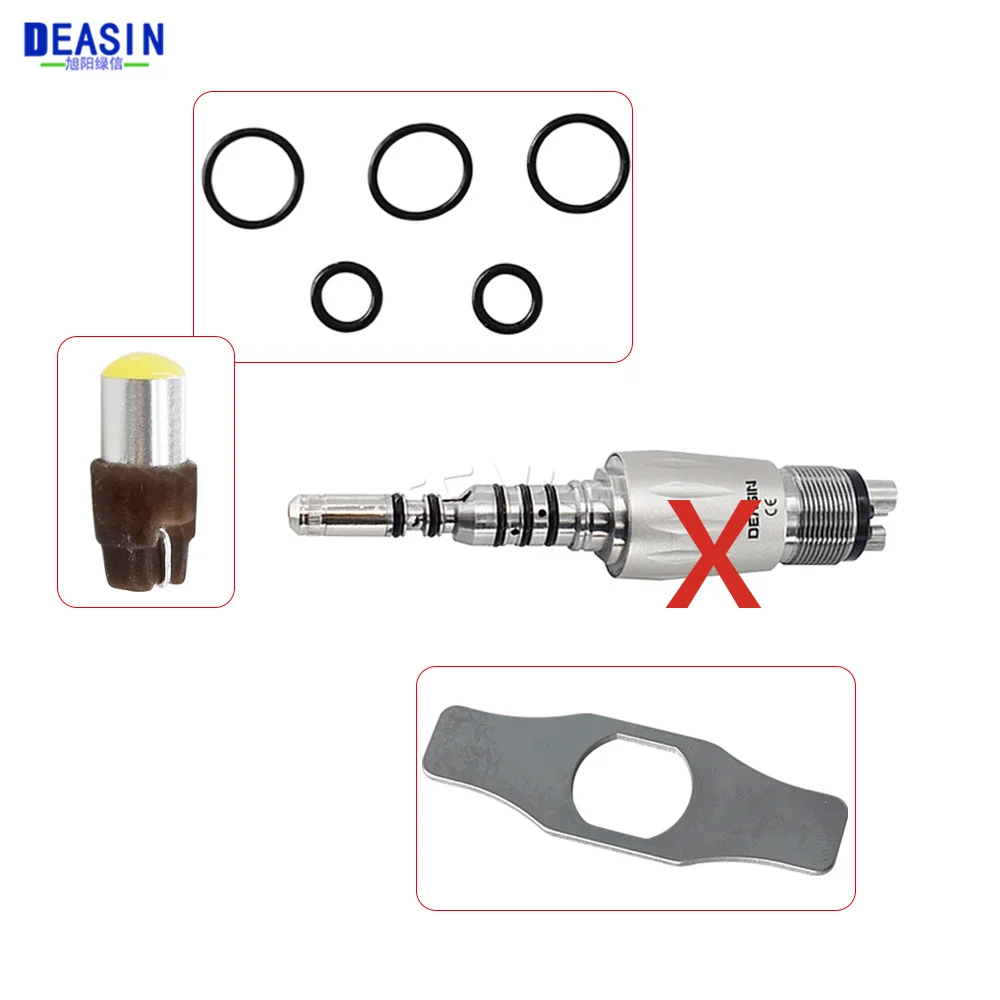 Dental KV LED Generator Adaptor Coupling Accessories Wrench Bulb Sealing Ring Dentistry Accessorie Tools