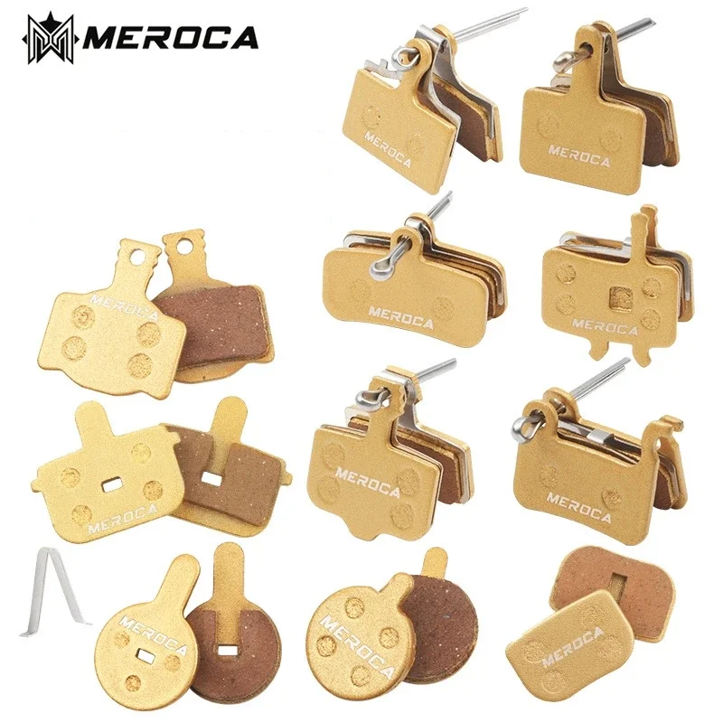 MEROCA 1 Pair Bicycle Metallic Disc Brake Pads Iamok For MTB Mountain Bike Shimano XTR M355 XT BB7 BB5 Copper Based Metal