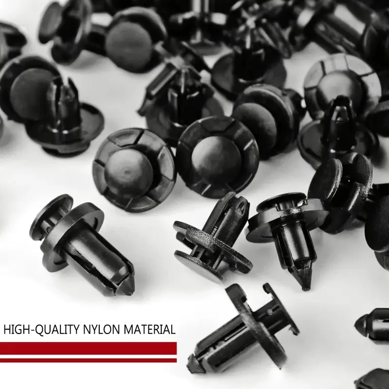 100PCS Plastic Bumper Rivet Clips, Auto Fastener Retainer for GM Ford Toyota Honda Chrysler image 6